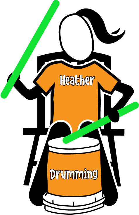 Drumming with Heather